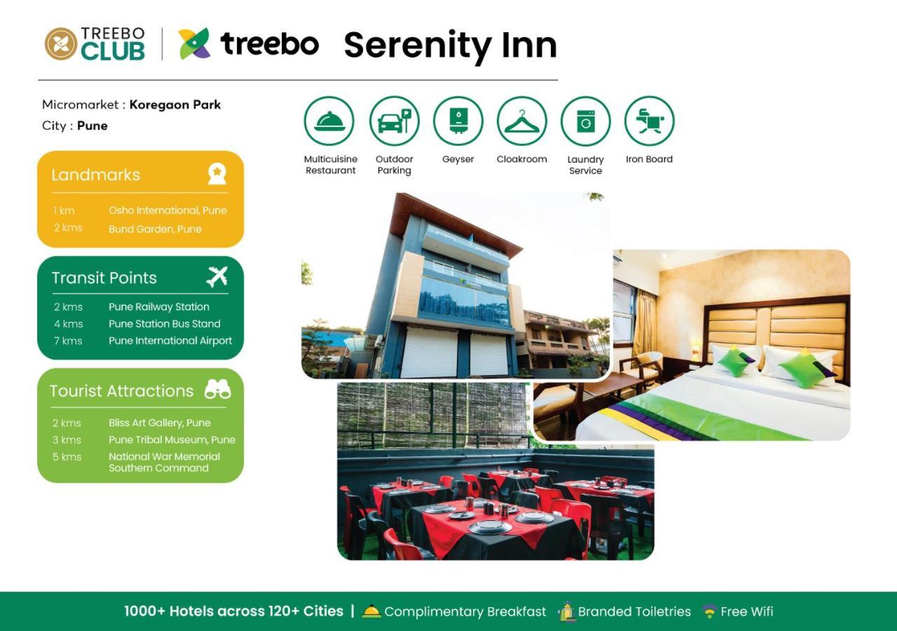 Treebo Serenity Inn, Koregaon Park Pune Dış mekan fotoğraf